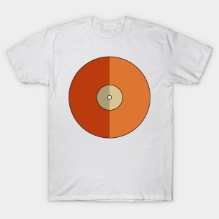 Vinyl Record - Deep Orange T-Shirt